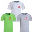Cotton t-shirt custom solid color shirt group party printing logo round neck short sleeve work clothes personality DIY