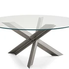 One-Stop Service 6mm 8mm Clear Toughened Coffee Table Tempered Glass Round Top For