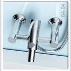 Solid brass high quality economic europe market bathroom shower faucet