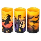 Best price promotion battery gift flameless party decoration halloween led candle