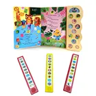 Audio Board Book With 10 Buttons Sound Module children's music books