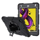 JGX PC back cover adjustable hand strap shockproof 8 inch tablet case universal for iPad mini 5 mini 4