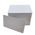 2019 alibabaa factory clear credit card size ID white blank plastic pvc cards