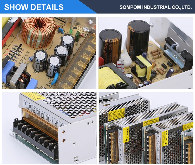 SOMPOM Input 110v or 220V output 18volt 18v 10a power supply
