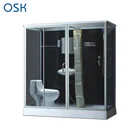 New Style Cheap Toilet Shower Cabin with Curtain