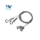 Decorative Ceiling Lighting Hanging Cord wire rope gripper For Pendant Lamp