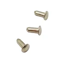 Hardware accessories manufacturers iron plated nickel rivet album screw customized on the lock account nails