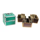 Bag Train Women Make Up Bag Organizador De Maquillaje Small Cosmetic Vanity Train Case Aluminum