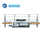 CGZ10325P-45 New flat glass straight line beveling edge polisher glass grinding machine