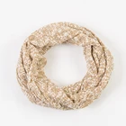 Premium Plain Infinity Scarf Fantastic Soft Stretchy Jersey Knitting Travel Scarf with Zipper Pocket