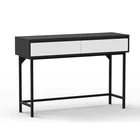Console Table Console Table Black White Cheap Modern Hallway Entryway Living Room Furniture Wrought Iron Metal Wood Wooden Console Table With 2 Drawer