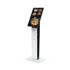 Android/windows 27 inch fast food ordering touch screen self service kiosk machine