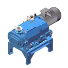 LG 150 540m3/hr oil free screw vacuum pump dry screw pump for vacuum distillation industry