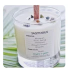 Handmade Glass Candle Jar Classic Glass Gem Crystal Healing Soy Wax Scented Candle Luxury Glass Jar