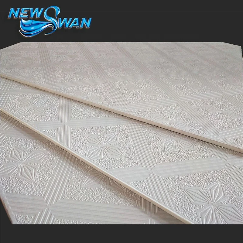60x60 Gypsum Ceiling Pvc Laminated Gypsum Ceiling Tiles Buy
