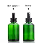OEM custom logo 100 ml perfume glass bottle cosmetic fragrance package spray pump