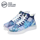 One Pair Customized Hot-selling Brand Canvas Printed Men Sports Shoes