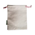 Wholesale Price recycled Canvas bag Drawstring Pouch Packaging Gift Bag Logo Printed Jewelry Bag