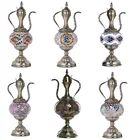 Turkish Retro Bedroom Bedside Romantic Colorful Night Lights Mediterranean Decorative Mosaic Glass Table Lamp