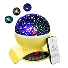 2019 Creative Moon and Star Projection Lamp Moon Lamp Battery USB Romantic 3D Rotating LED Projector Night Light