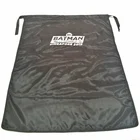 Custom Logo Printed Child Cosplay Promotional Black Soft Satin Kids Cape