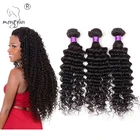 Mengyun Top Quality Brazilian Loose Deep Wave Hair Weave 10a Grade Remy Human Hair Extensions 1 Piece/Lot