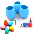 2019 Practical Portable Eco FDA Eggshell Silicone Massage Water Cup