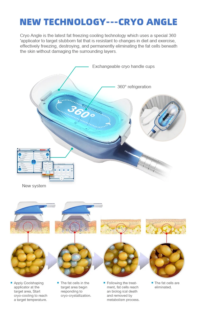 Multifunctional Coolsculpting Fat Freezing Machine Cryotherapy Body Slimming And Shaping Skin Tightening Cryo Slimming Machine
