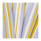 Custom Pattern Yarn Dyed Nylon Cotton Horizon Stripes Silver Metallic Woven Jacquard Fabric