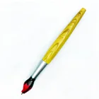 Promotion supplies New design pen bamboo color Brush ball pen Paint brush shaped novelty wooden color ballpoint pen