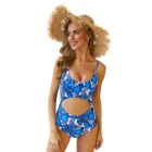 Digital Printing Swim Suit One Piece Swimsuit Swimwear Girl Sexy Bikini