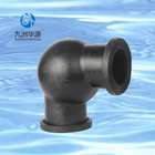 Huayuan welded steel pipe fitting elbow flange