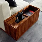 Leather Corner Wood Corner Sofa Set l Shaped Sectional Modern Furniture Living Room Sofa Couch