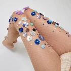 Wholesale Lady Women Mesh Sexy Silk Stockings Flower Fishnet Tights Pantyhose Lady Waist Sexy Stockings