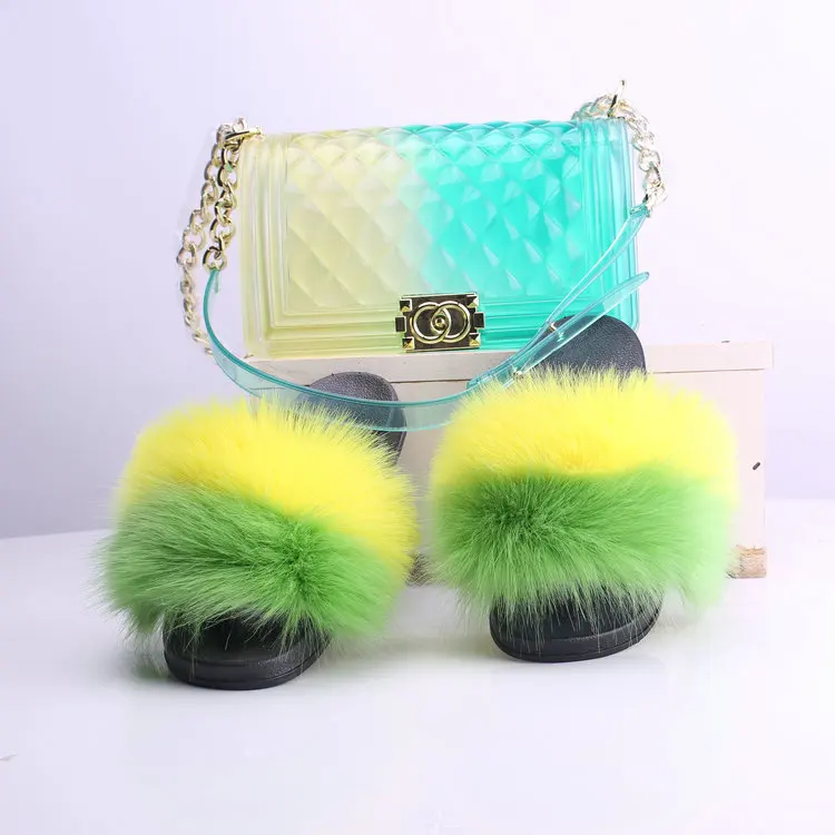 custom raccoon fox faux fur kids slide sandals Custom Women Fashion Fur Slides with purse set Jelly Bag flip flops, Customized color
custom raccoon fox faux fur kids slide sandals Custom Women Fashion Fur Slides with purse set Jelly Bag flip flops, Customized color
