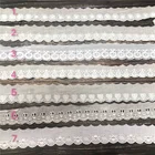 2020 New Design Stripe Off White Cotton Embroidery Eyelet Crochet Bridal Lace Trim