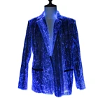 Lights led dance costumes luminous jacket led light jacket for Men Event Party Supplies Stage Props