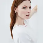 2019 new casual simple and comfortable hollow white woven Women Blouse