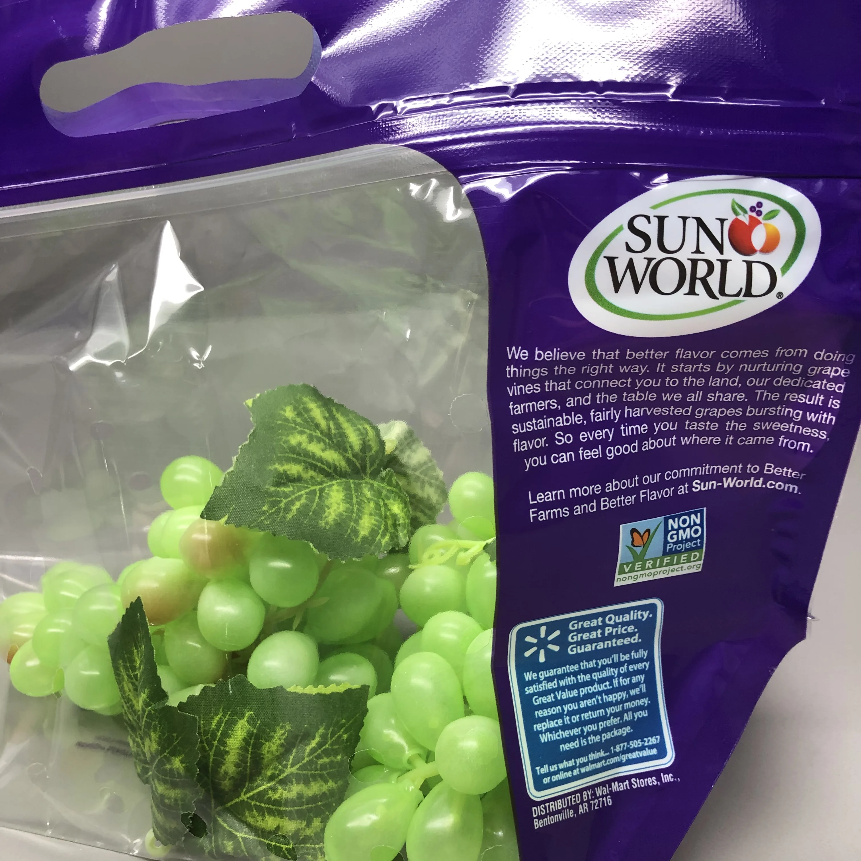 Anti-Fog OPP Plastic Fresh Vegetable/Fruit Packaging Zip Lock Bag with vent Holes and punch handle