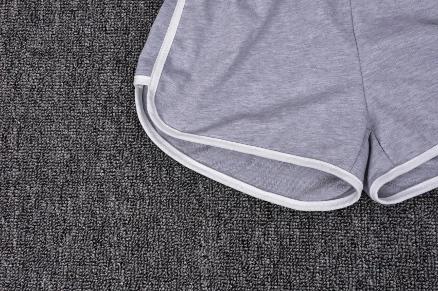 Hot sell  yoga wear summer plus size custom logo women beach shorts embroidery woman gym shorts