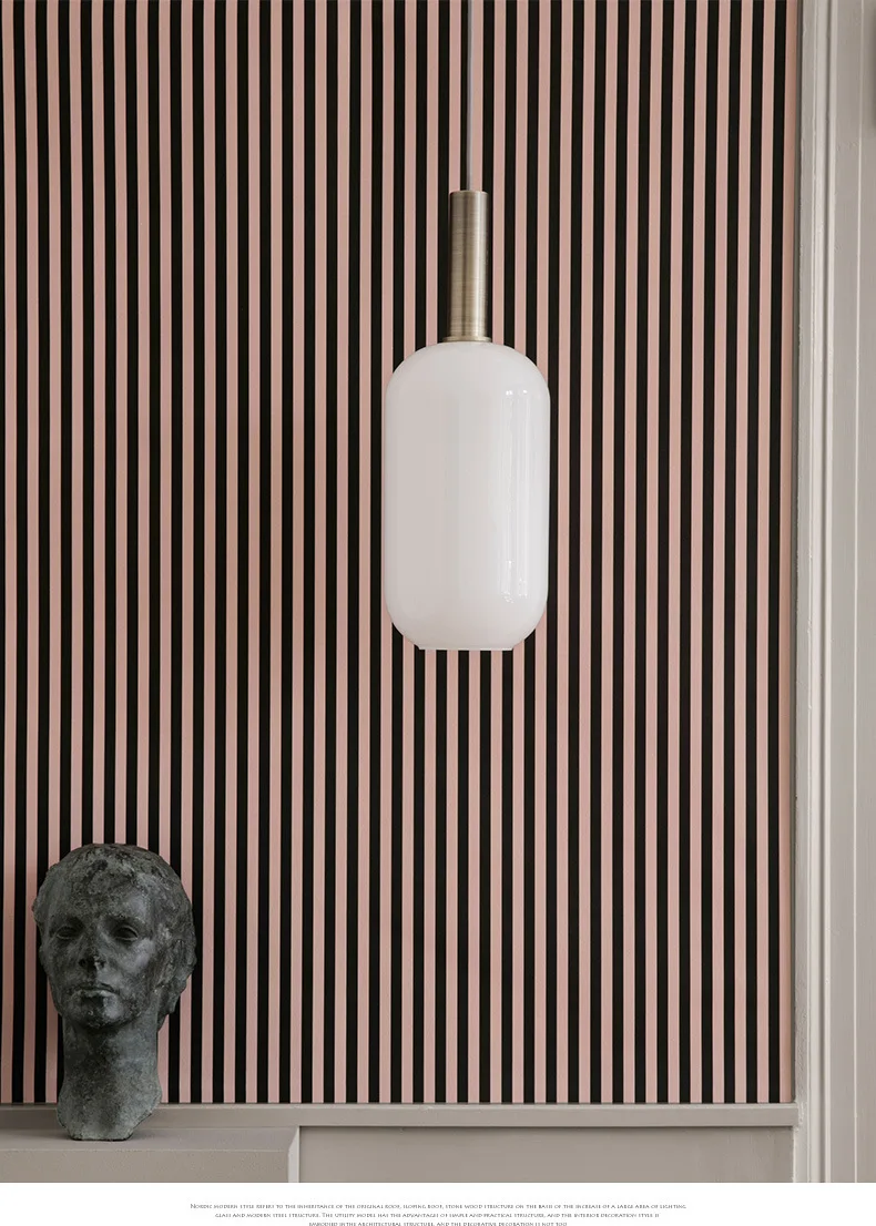 Modern White Glass Pendant Light Nordic Suspension Chandelier Ceiling Lamp For Restaurant bar cafe