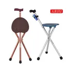 ky Walking sticks for the elderly can be easily folded into a multi-functional telescopic non-slip walking stick