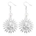 Cute design jewelry for girls and kids alloy material sun shape earring for daily wear