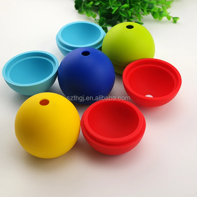 size round shape silicone ice ball mold for promotional gifts