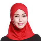 Hot Muslim Arab Crystal Linen Arab Muslim Dress Abaya Scarf Hat Head Scarf Hijab