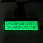 Positive FSTN monochrome lcd display 250x64 lcd display fpc Red and Green led backlight