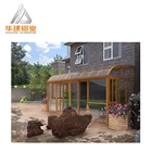 Custom Metal Aluminum Sunroom Garden Glass Dome Outdoor House with Aluminium Extrusion Frame Profiles