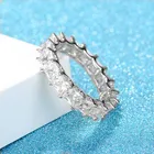 New 2020 New Fashion Shining Cubic Zircon Diamond Eternity Rings