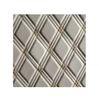 Embroidery PVC Artificial Leather For Car Seat Cover New Design Auto PVC Synthetic Leather