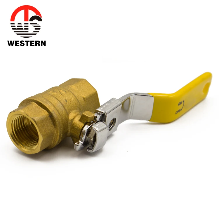 Wog Standard Port Bsp Npt Thread Forged Bras Lockable Gas Ball